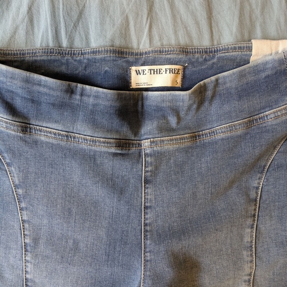 Free People Double Dutch Pull-On Jeans - Sz S - Picture 3 of 7